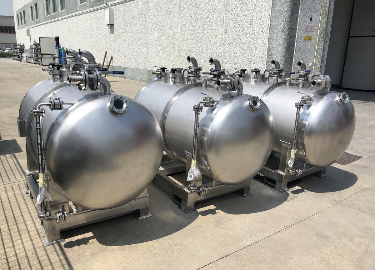 Serbatoi inox in pressione